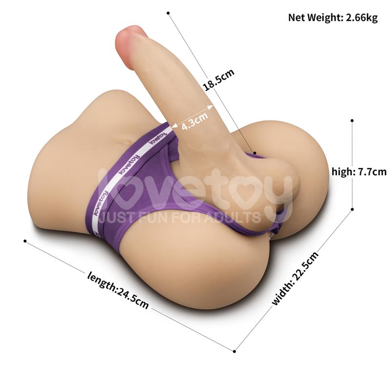 LOVETOY - STREETGIRLS 15 MASTURBADOR CON DILDO ARTICULABLE