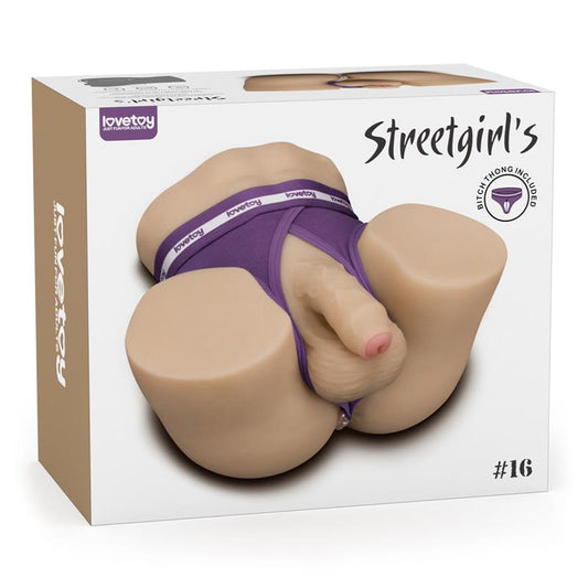 LOVETOY - STREETGIRLS 16 MASTURBADOR CON DILDO