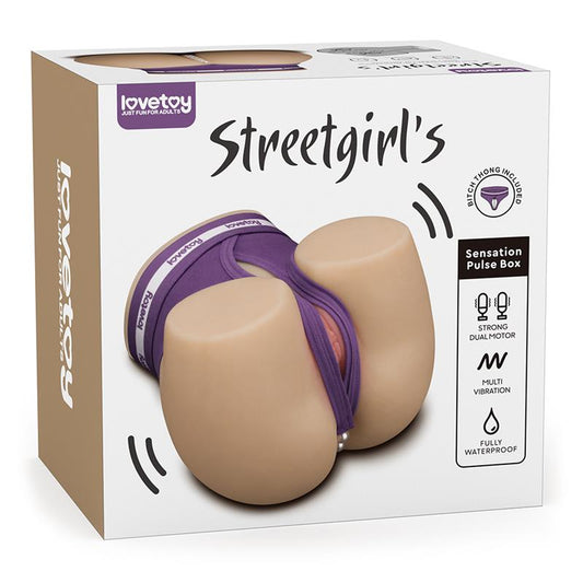 LOVETOY - STREETGIRLS MASTURBADOR DUAL CON MOTOR SENSATION PULSE