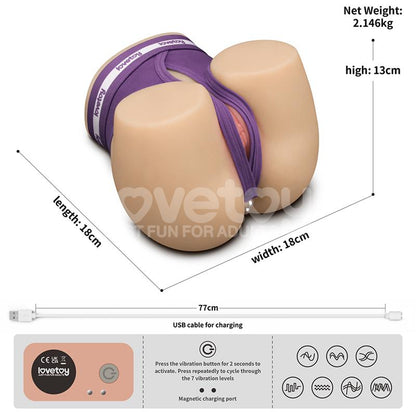 LOVETOY - STREETGIRLS MASTURBADOR DUAL CON MOTOR SENSATION PULSE