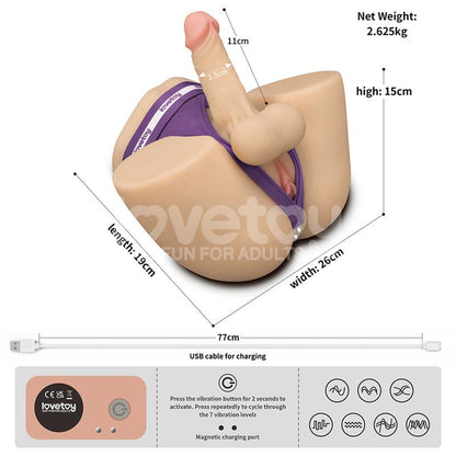 LOVETOY - STREETGIRLS MASTURBADOR DUAL MOTOR SENSATION PULSE