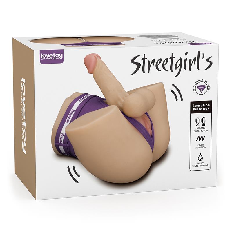LOVETOY - STREETGIRLS MASTURBADOR DUAL MOTOR SENSATION PULSE