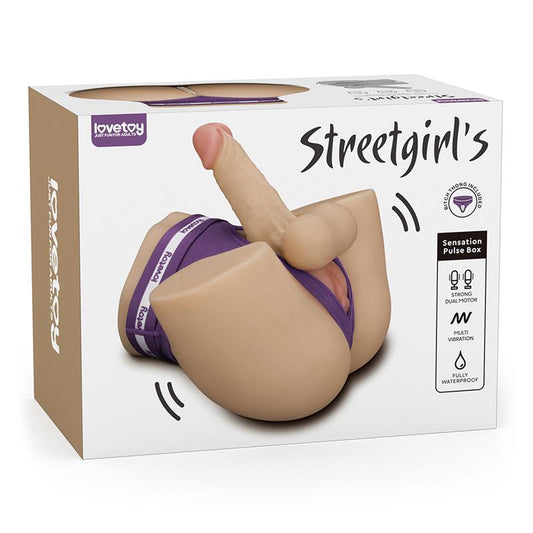 LOVETOY - STREETGIRLS MASTURBADOR DUAL MOTOR SENSATION PULSE
