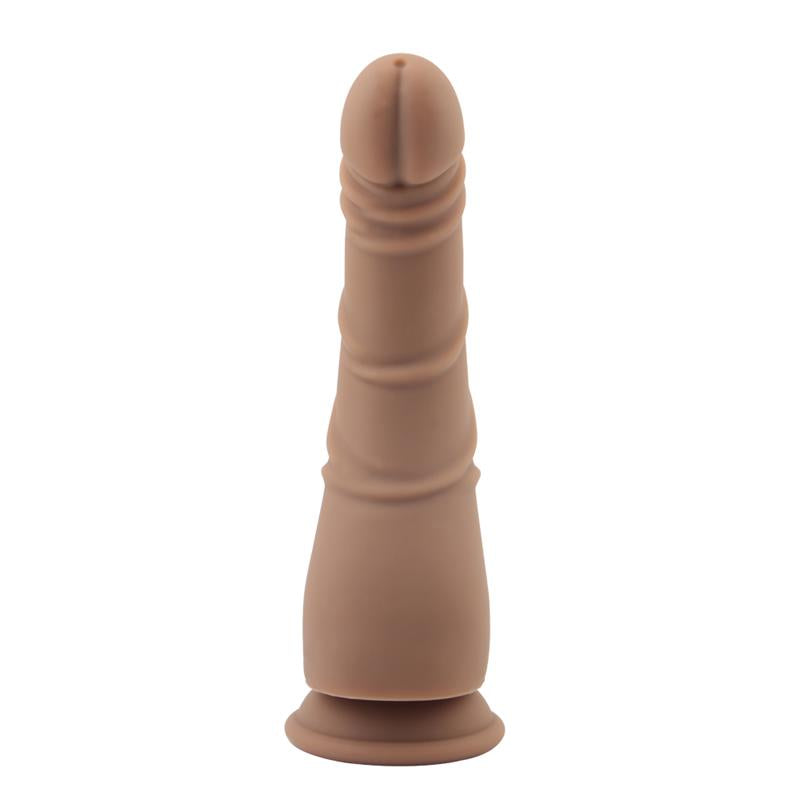 CHISA - STRIPPER DILDO SILICONA LÍQUIDA 8.5 - 21.5CM MARRÓN