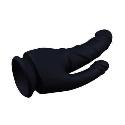 CHISA - STRIPPER DILDO SILICONA LÍQUIDA 8.5 - 21.5CM NEGRO
