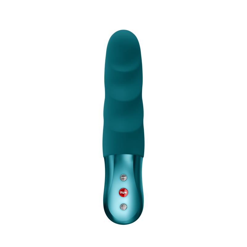 FUN FACTORY - STRONIC PETITE VIBRDOR CON THRUSTING Y PULSACIÓN BOTTLE GREEN