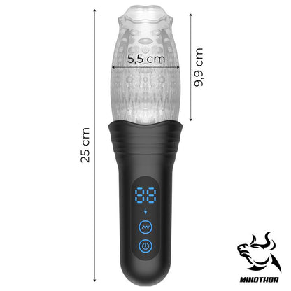 MINOTHOR - SUBAZ MASTURBADOR MASCULINO CON THRUSTING Y ROTACIÓN 360º