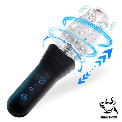 MINOTHOR - SUBAZ MASTURBADOR MASCULINO CON THRUSTING Y ROTACIÓN 360º