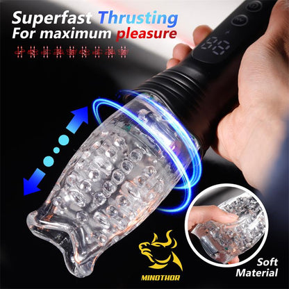 MINOTHOR - SUBAZ MASTURBADOR MASCULINO CON THRUSTING Y ROTACIÓN 360º