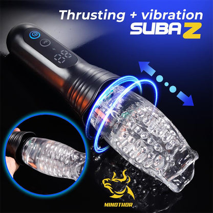 MINOTHOR - SUBAZ MASTURBADOR MASCULINO CON THRUSTING Y ROTACIÓN 360º
