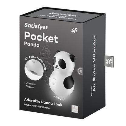 SATISFYER - SUCCIONADOR DE CLÍTORIS CON VIBRACIÓN POCKET PANDA