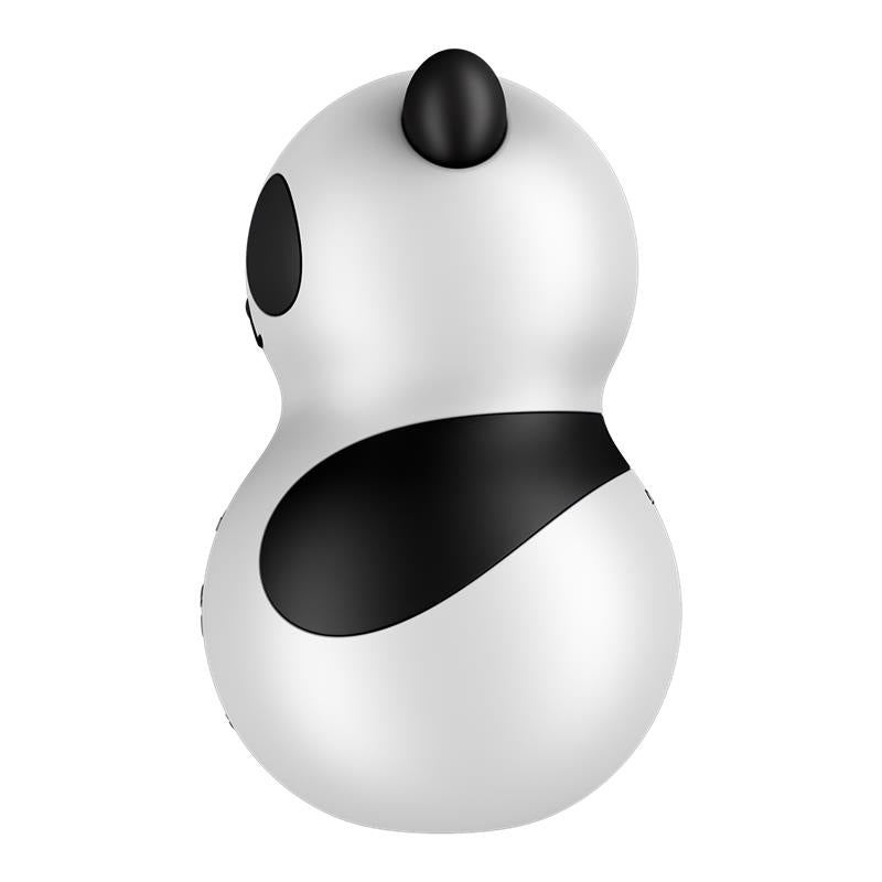 SATISFYER - POCKET PANDA ESTIMULADOR & VIBRADOR BLANCO Y NEGRO