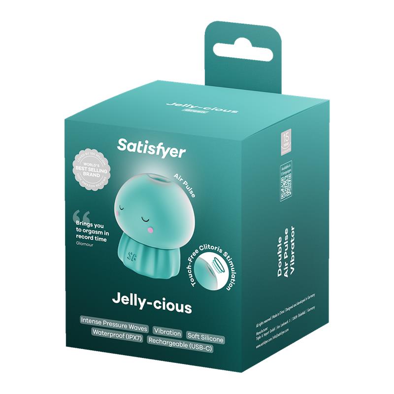 SATISFYER - SUCCIONADOR DE CLÍTORIS JELLY-CIOUS