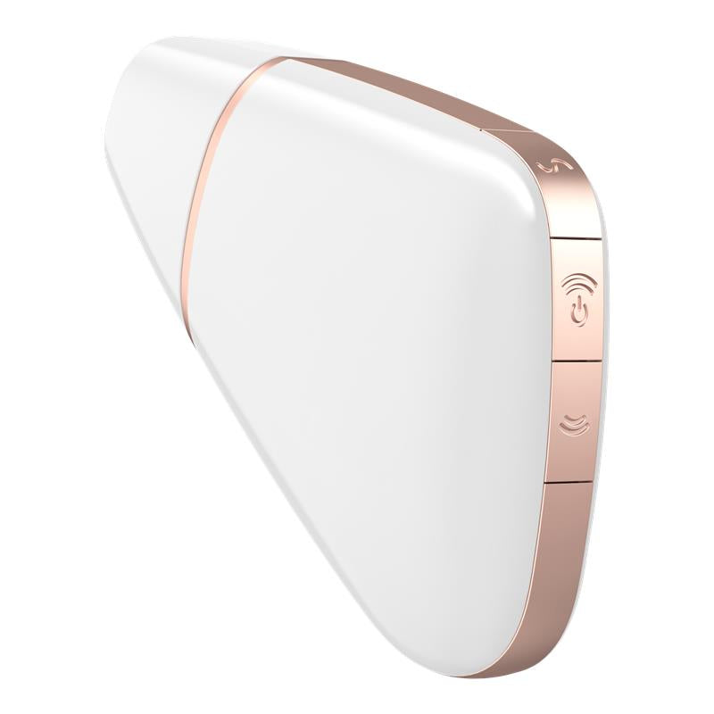 SATISFYER - SUCCIONADOR DE CLÍTORIS LOVE TRIANGLE BLANCO