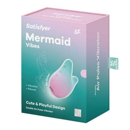 SATISFYER - SUCCIONADOR DE CLÍTORIS MERMAID VIBES MENTA Y ROSA