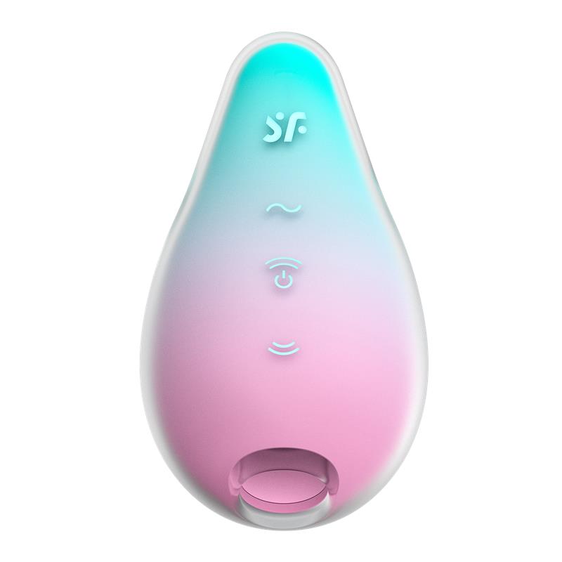 SATISFYER - SUCCIONADOR DE CLÍTORIS MERMAID VIBES MENTA Y ROSA