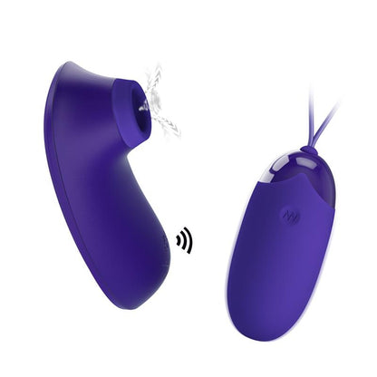 PRETTYLOVE - SUCCIONADOR DE CLÍTORIS Y HUEVO VIBRADOR