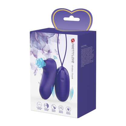 PRETTYLOVE - SUCCIONADOR DE CLÍTORIS Y HUEVO VIBRADOR