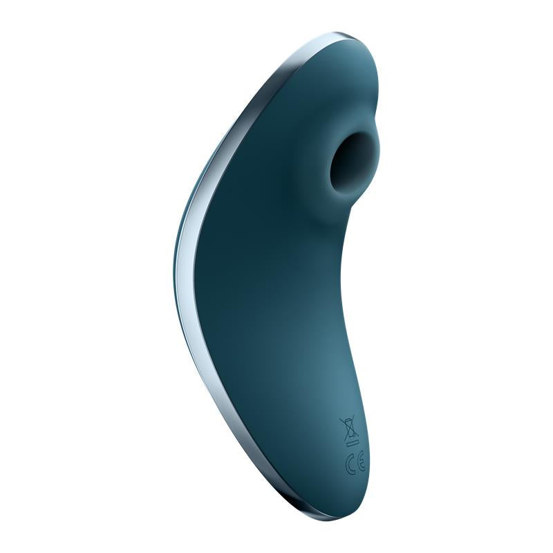 SATISFYER - SUCCIONADOR DE CLÍTORIS Y VIBRACIÓN VULVA LOVER 1 AZUL