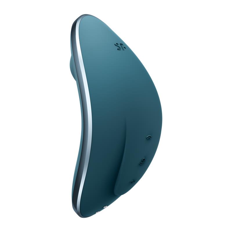 SATISFYER - ESTIMULADOR CLITORIDIANO POR SUCÇÃO E VIBRAÇÃO VULVA LOVER 1 AZUL