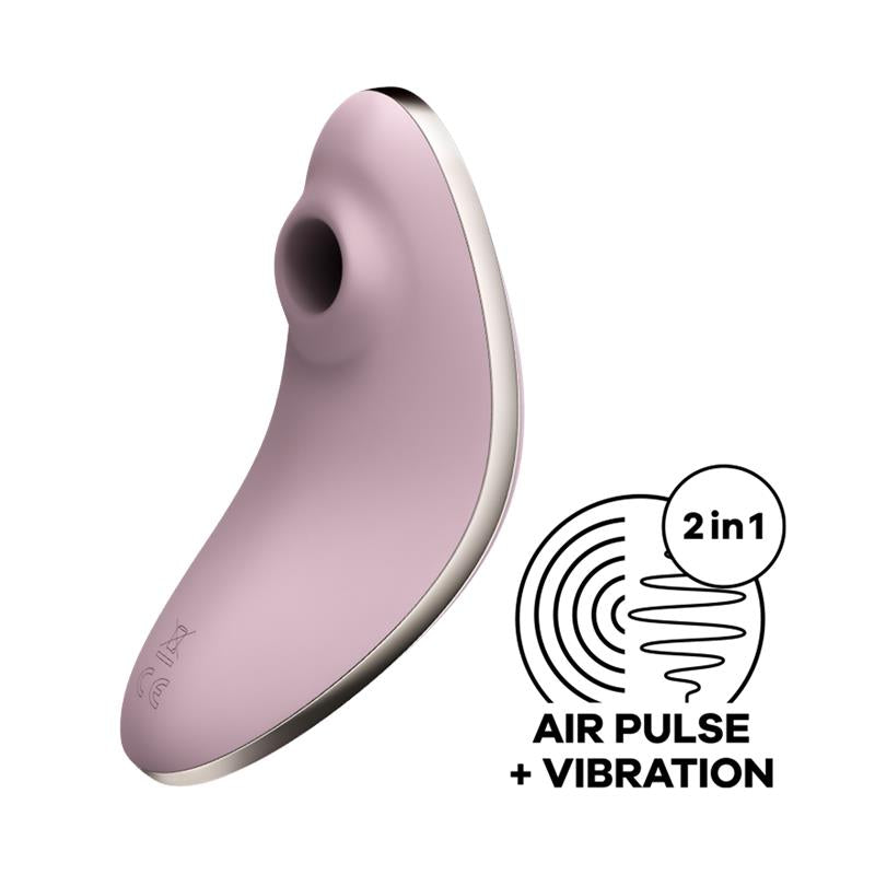 SATISFYER - SUCCIONADOR DE CLÍTORIS Y VIBRACIÓN VULVA LOVER 1 VIOLETA