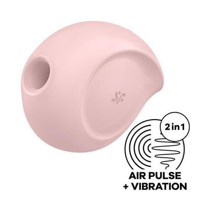 SATISFYER - SUGAR RUSH SUCCIONADOR DE CLÍTORIS Y VIBRACIÓN ROSA