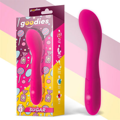GOODIES - SUGAR VIBRADOR PUNTO G USB SILICONA FUSHSIA