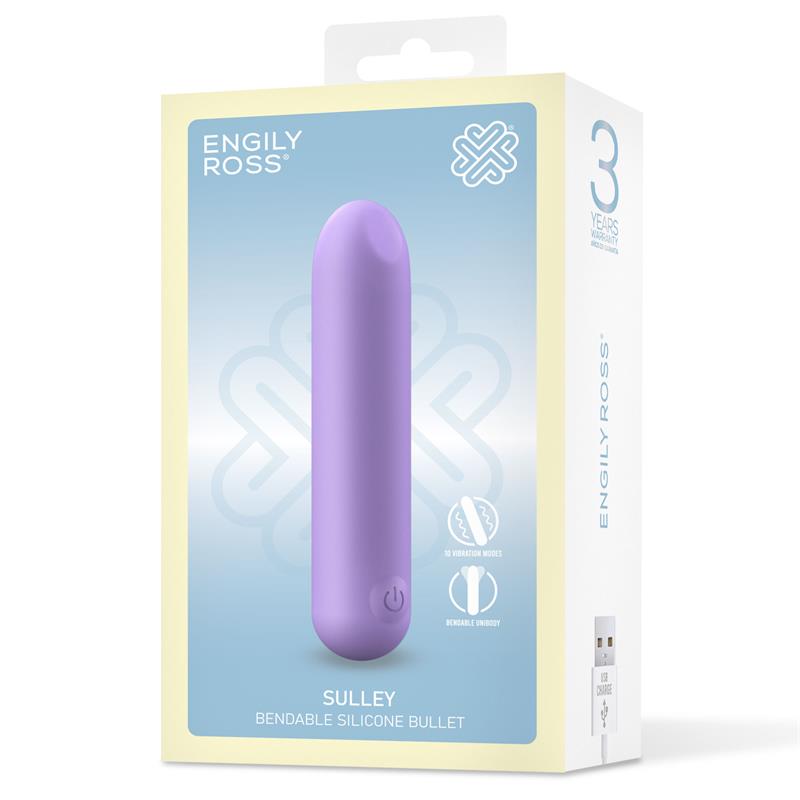 ENGILY ROSS - SULLEY BALA VIBRADORA SILICONA LÍQUIDA UNIBODY FLEXIBLE USB