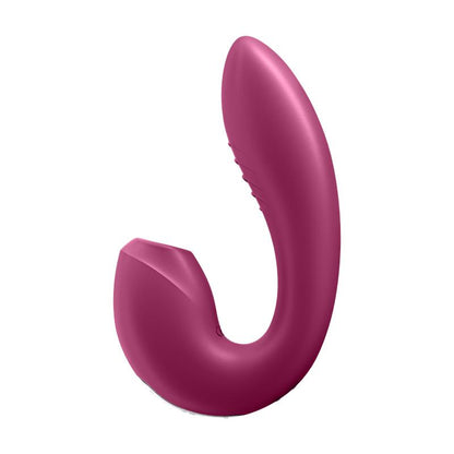 SATISFYER - SUNRAY BERRY SUCCIONADOR Y VIBRADOR 2 EN 1 SÚPER FLEXIBLE USB