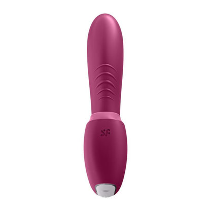 SATISFYER - SUNRAY BERRY SUCCIONADOR Y VIBRADOR 2 EN 1 SÚPER FLEXIBLE USB