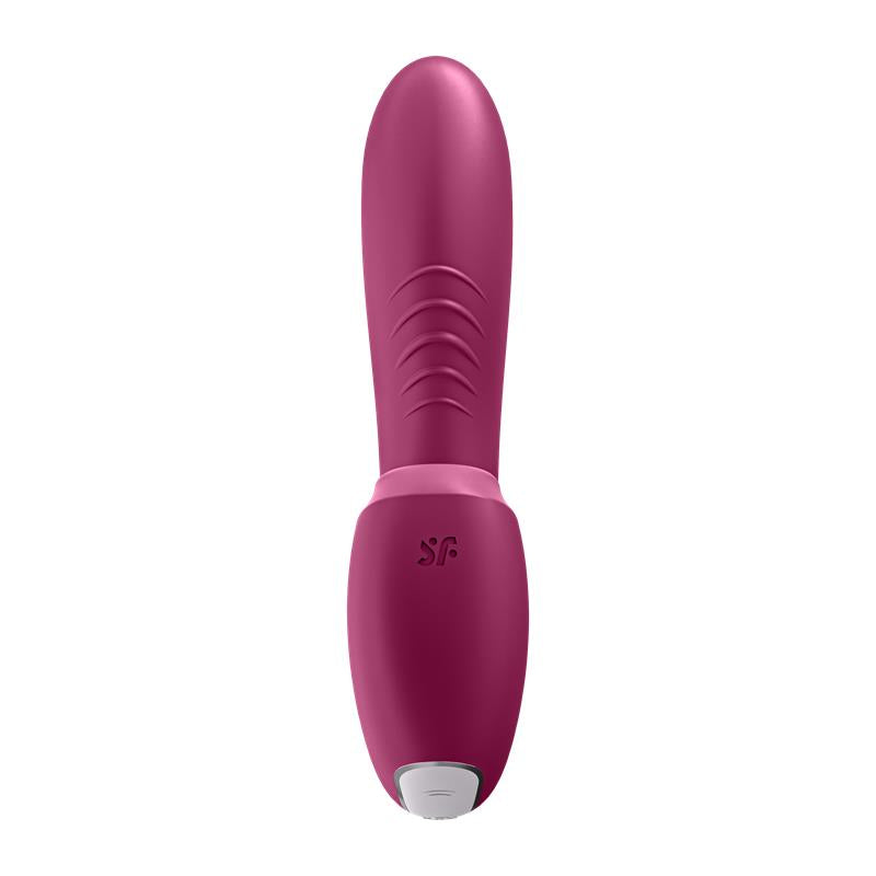 SATISFYER - SUNRAY ESTIMULADOR Y VIBRADOR APP ROJO