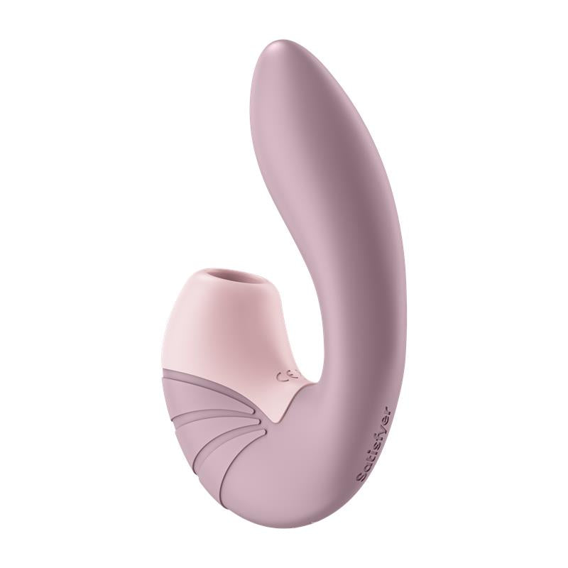 SATISFYER - SUPERNOVA OLD ROSE SUCCIONADOR Y VIBRADOR SUPER FLEXIBLE USB