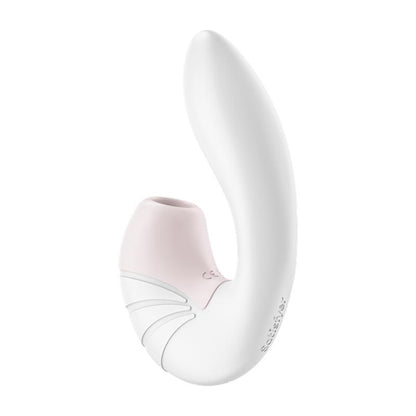 SATISFYER - SUPERNOVA SUCCIONADOR Y VIBRADOR SÚPER FLEXIBLE USB BLANCO