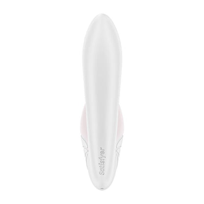 SATISFYER - SUPERNOVA SUCCIONADOR Y VIBRADOR SÚPER FLEXIBLE USB BLANCO