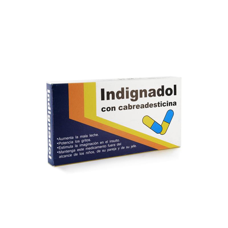 DIABLO GOLOSO - CAJA DE MEDICAMENTOS INDIGNADOL