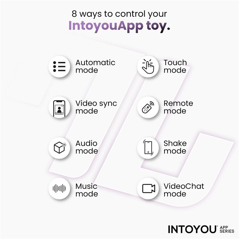 INTOYOU APP SERIES - SUVI ESTIMULADOR CON LICKING, BITING, SUCCIÓN Y VIBRACIÓN USB-C CON APP