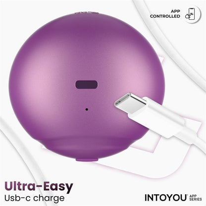 INTOYOU APP SERIES - SUVI ESTIMULADOR CON LICKING, BITING, SUCCIÓN Y VIBRACIÓN USB-C CON APP