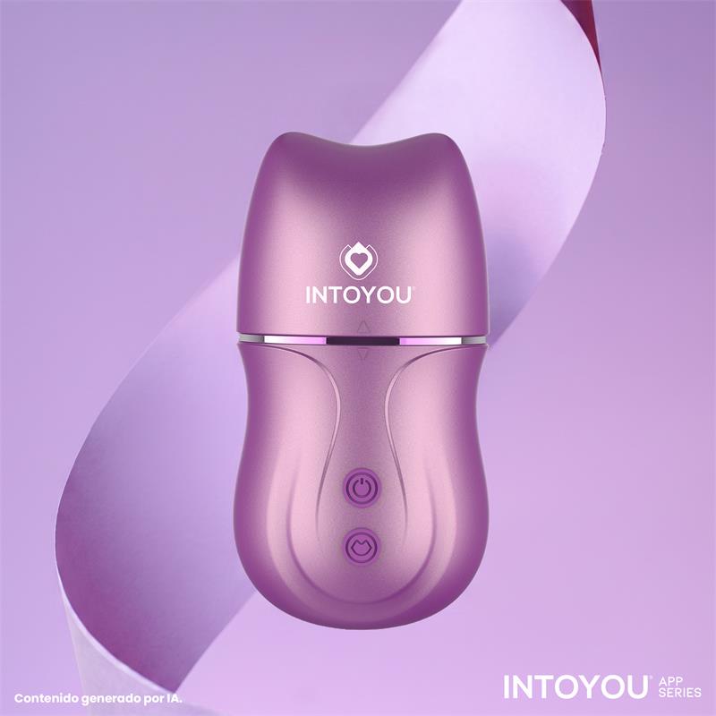 INTOYOU APP SERIES - SUVI ESTIMULADOR CON LICKING, BITING, SUCCIÓN Y VIBRACIÓN USB-C CON APP