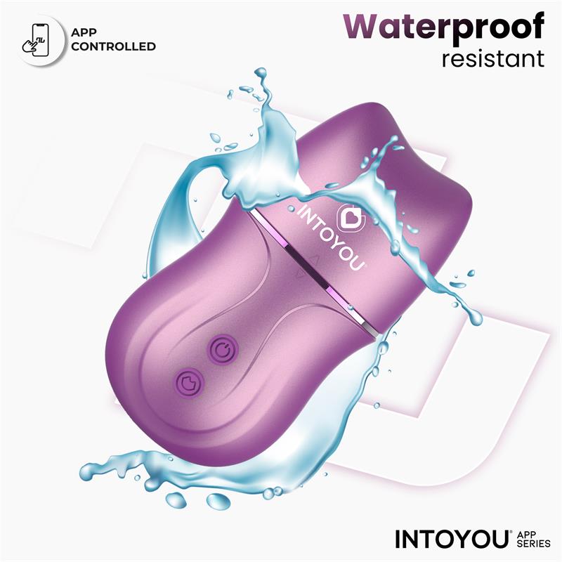 INTOYOU APP SERIES - SUVI ESTIMULADOR CON LICKING, BITING, SUCCIÓN Y VIBRACIÓN USB-C CON APP