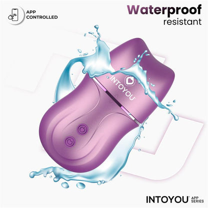 INTOYOU APP SERIES - SUVI ESTIMULADOR CON LICKING, BITING, SUCCIÓN Y VIBRACIÓN USB-C CON APP