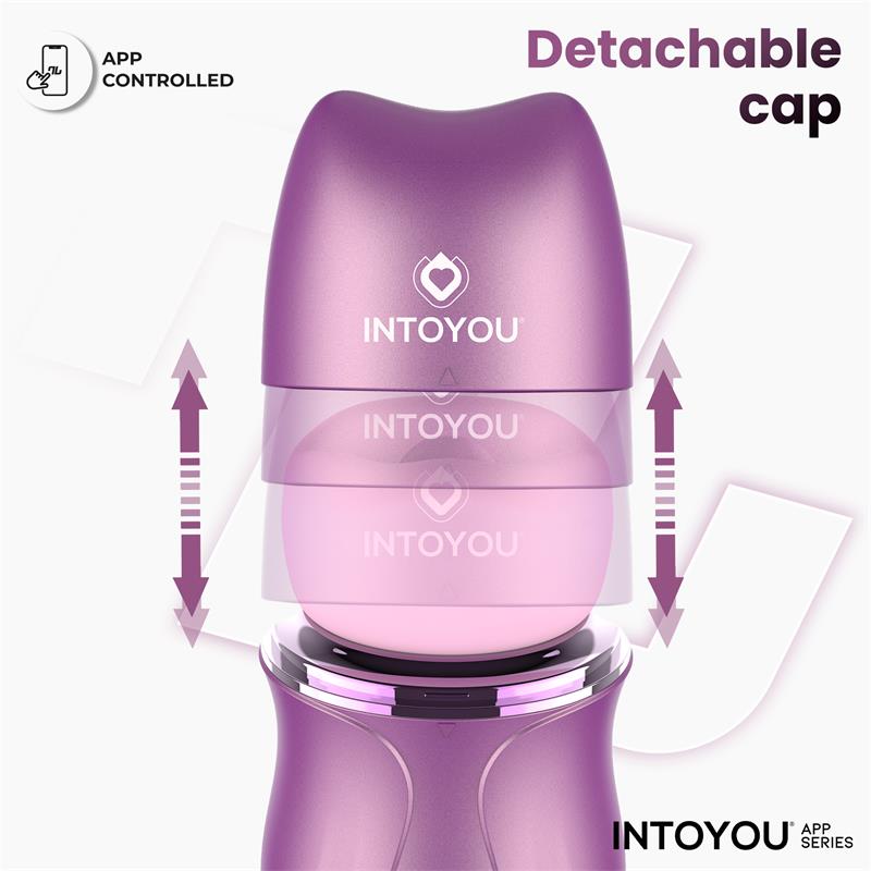INTOYOU APP SERIES - SUVI ESTIMULADOR CON LICKING, BITING, SUCCIÓN Y VIBRACIÓN USB-C CON APP