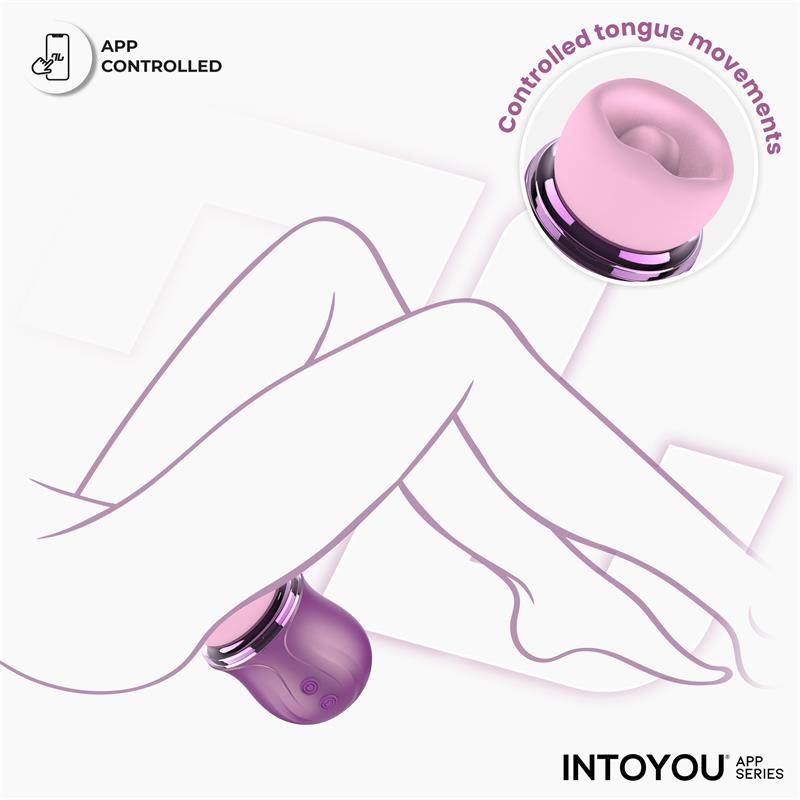 INTOYOU APP SERIES - SUVI ESTIMULADOR CON LICKING, BITING, SUCCIÓN Y VIBRACIÓN USB-C CON APP