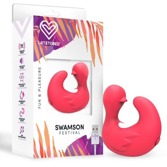 FESTIVAL - SWAMSON DEDAL PATITO ESTIMULADOR USB SILCONA ROSE