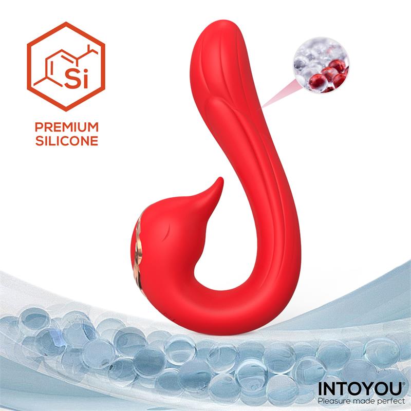 INTOYOU - SWANA VIBRADOR CON LENGUA Y ÁNGULO AJUSTABLE