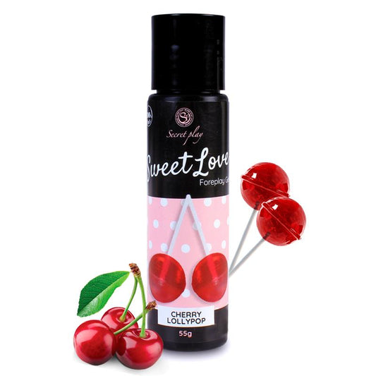SECRET PLAY - SWEET LOVE LUBRICANTE CEREZA LOLLIPOP 60 ML