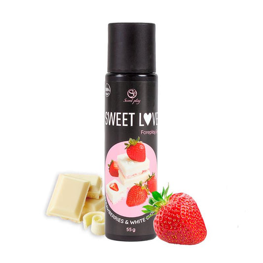 SECRET PLAY - SWEET LOVE LUBRICANTE FRESA CHOCOLATE BLANCO 60 ML