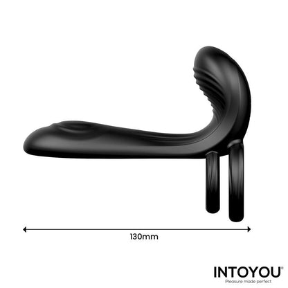 INTOYOU - SYNKOX GIRTH GAINER CON DOBLE ANILLO PARA EL PENE CON VIBRACIÓN