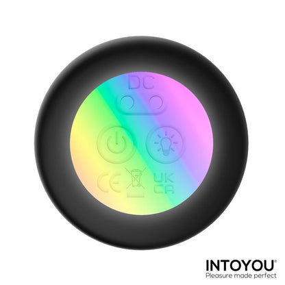 INTOYOU - TAINY PLUG ANAL CON THRUSTING Y LUCES LED CON CONTROL REMOTO
