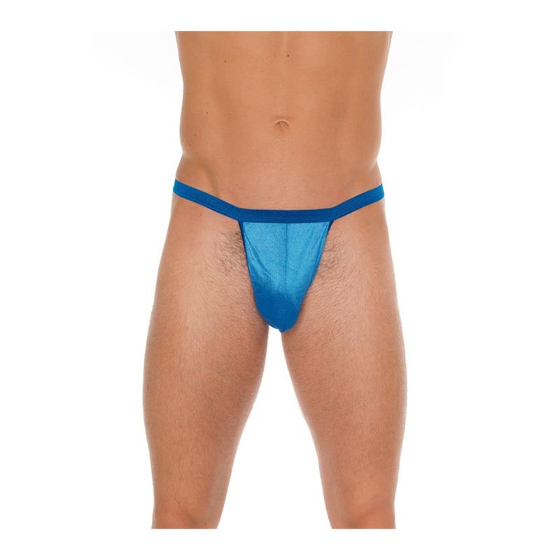 AMORABLE - TANGA AZUL TALLA ÚNICA