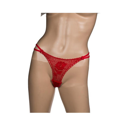 OOTB - TANGA EN ROSA ROJO
